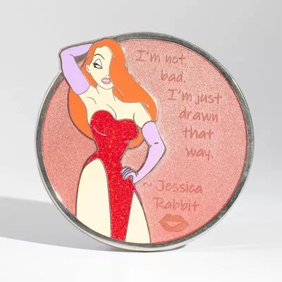 hard enamel pin with translucent enamel, texture and glitter effect