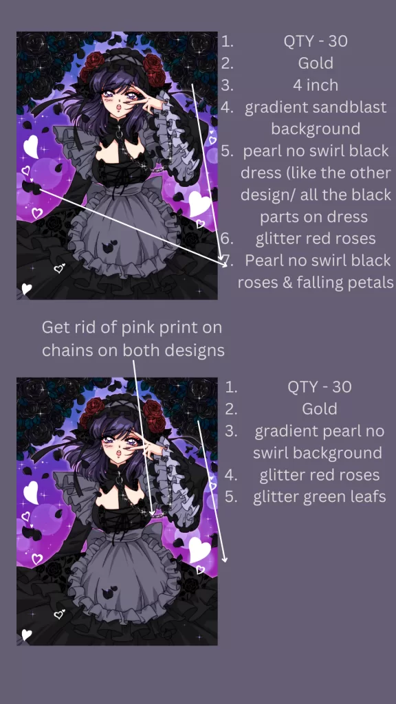 Purple Girl Original Design
