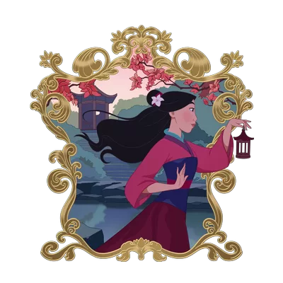Mulan Pin Original Design Photo
