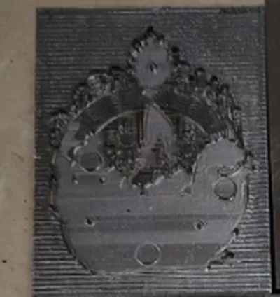 pin mold bottom layer