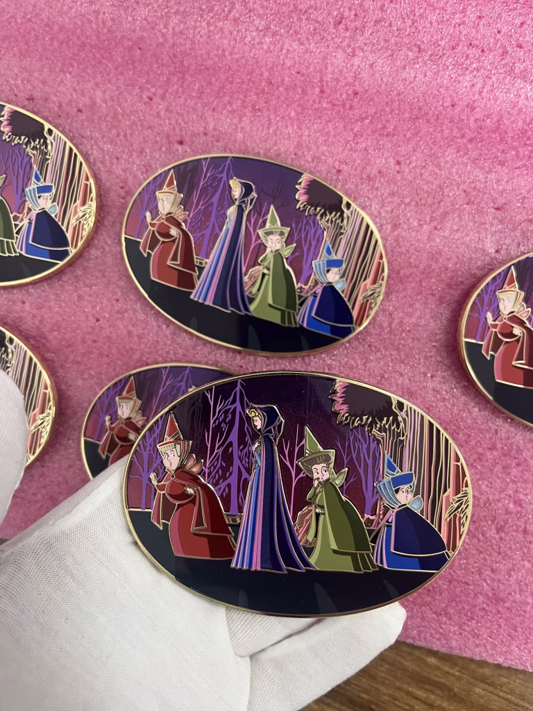 Case Study: Custom Hard Enamel Pin Design – “Night Flight 3 Fairies” Inspiring Collectible Series
