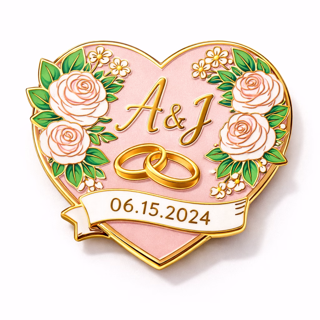 This is a hard enamel pin!